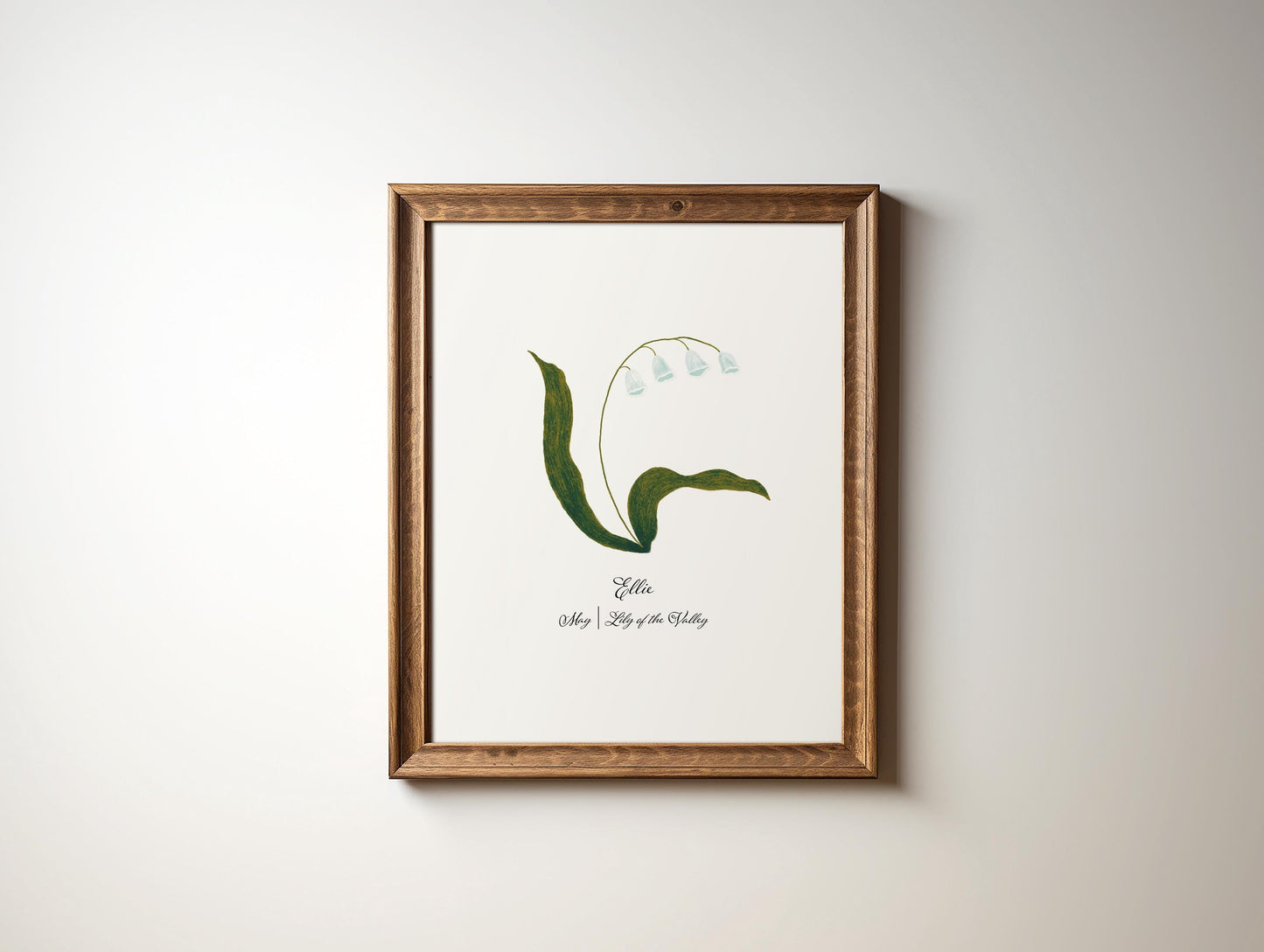 Personalized holiday gifts for new moms, parents, new baby, grandparents, gifts under 30, gifts under 50 | Birth Flower Print Collection