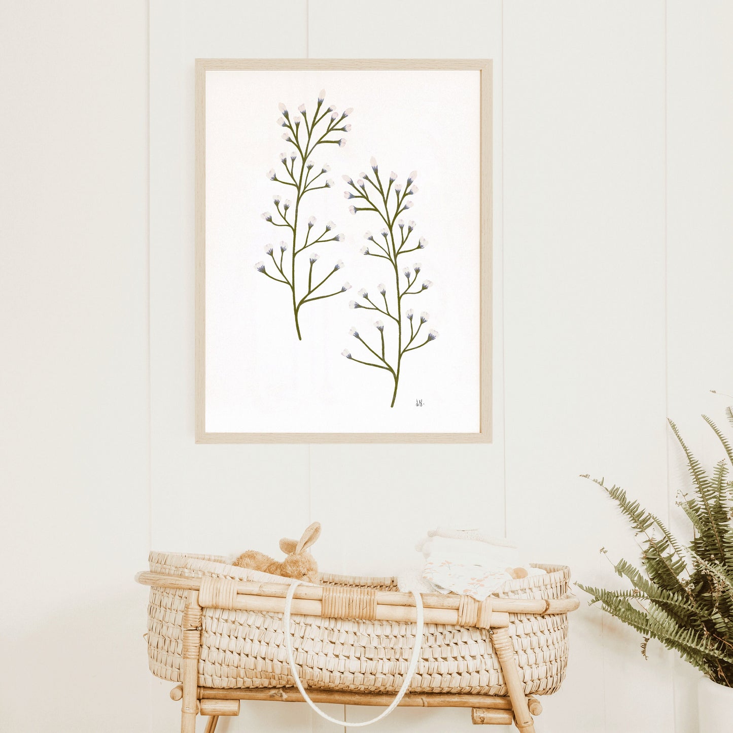 Neutral Floral Wall Art Branches Art